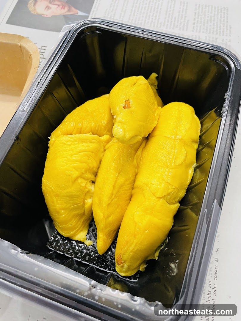 Durian Flesh in Container