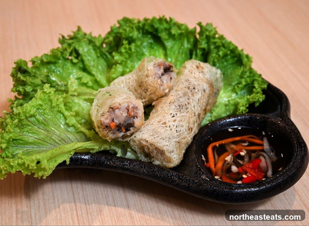 Crispy Spring Rolls with Dipping Sauce