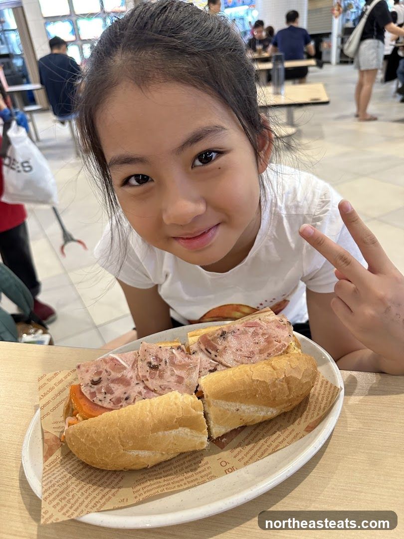 Girl with a sandwich