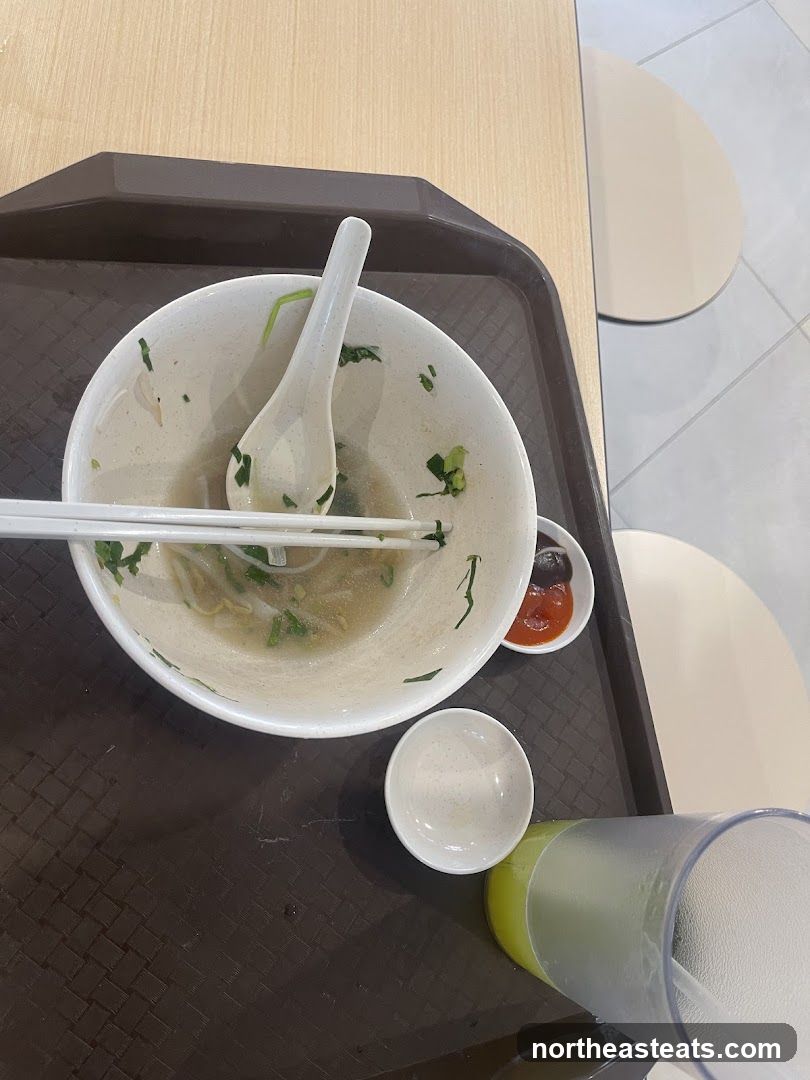 Leftover Pho and Drink