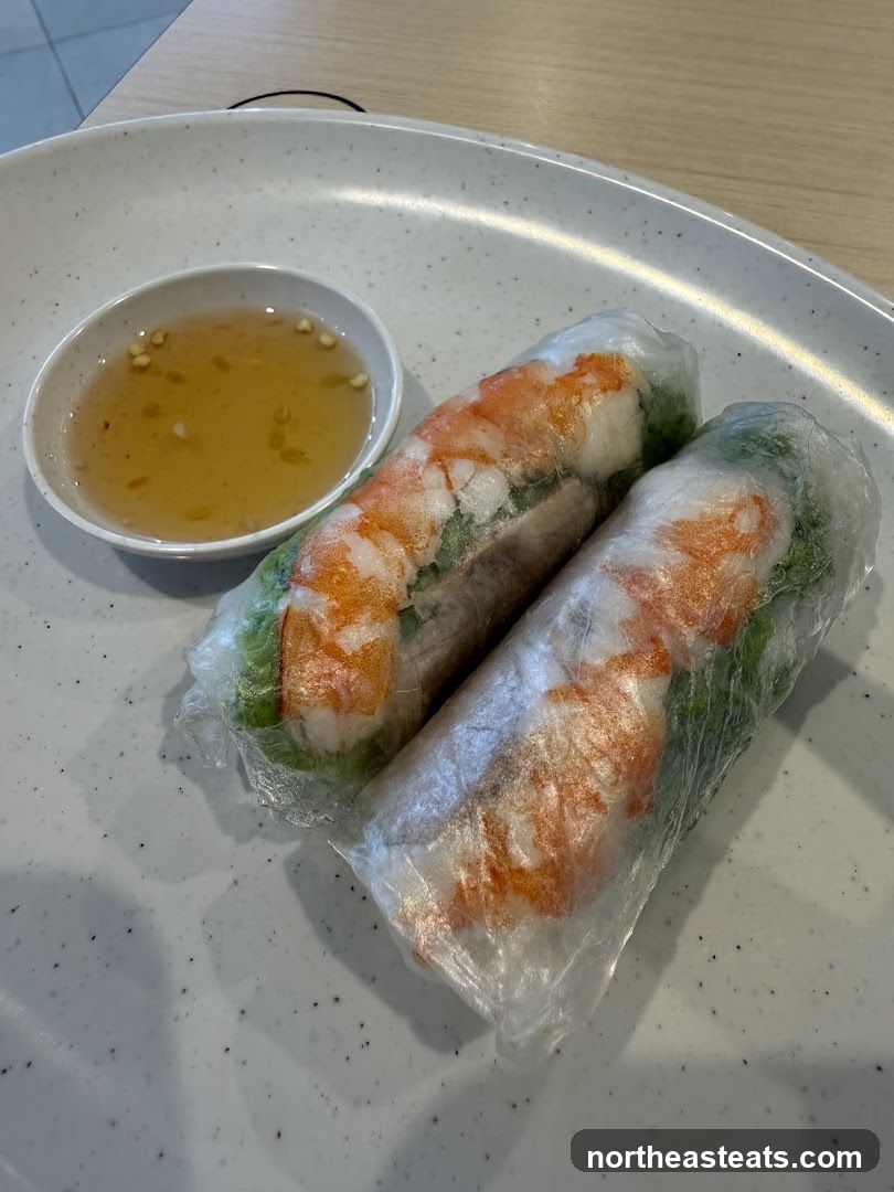 Fresh Spring Rolls with Dipping Sauce