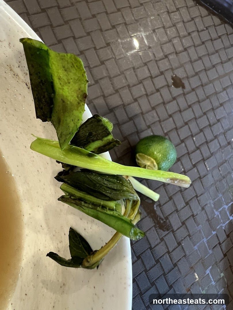 Garnishes on a Plate