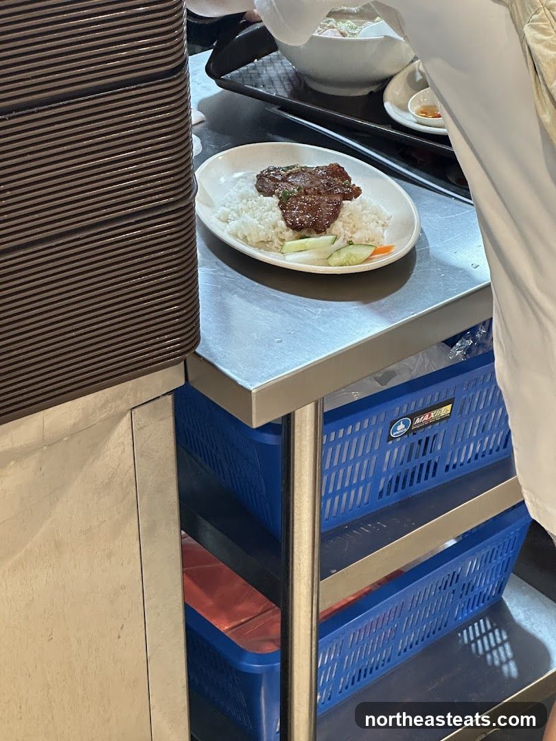 Food preparation area
