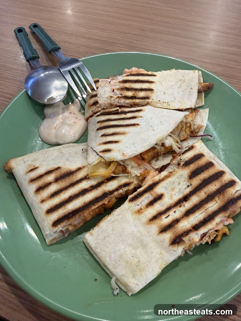 Grilled Wraps with Sauce