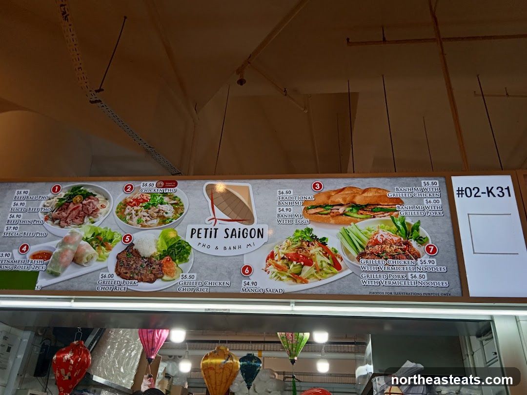 Petit Saigon Menu
