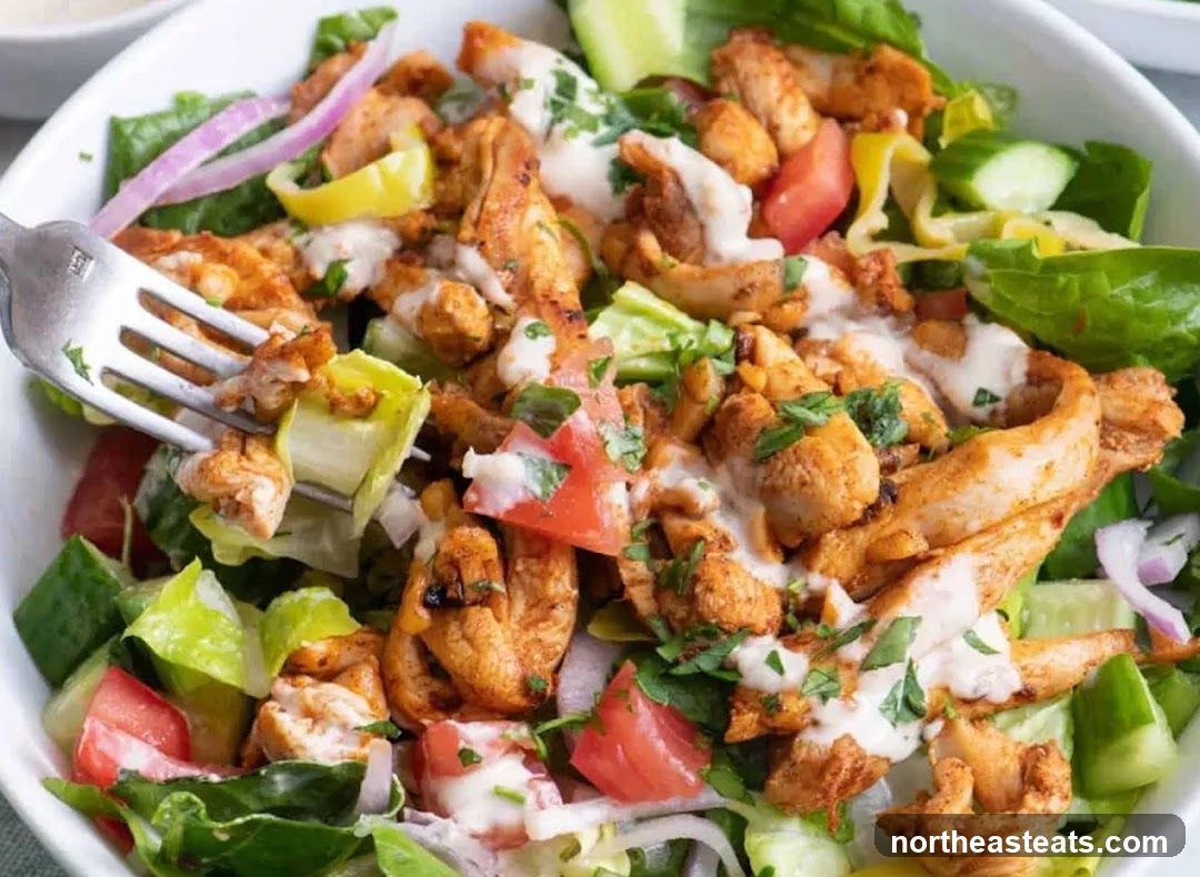 Chicken Shawarma Salad