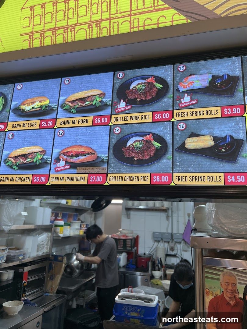 Vietnamese Food Menu