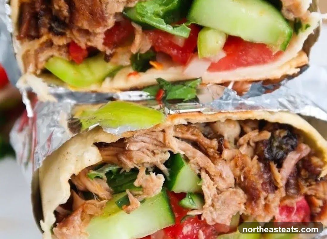 Pulled Meat Wrap