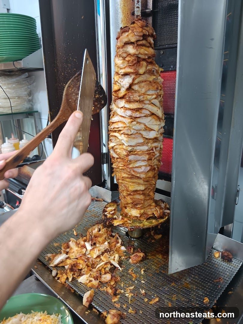 Shawarma Preparation