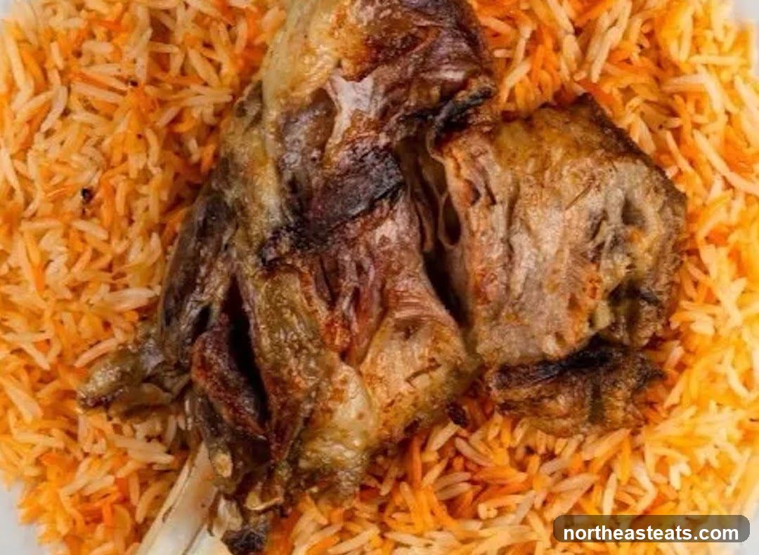 Lamb Shank with Rice