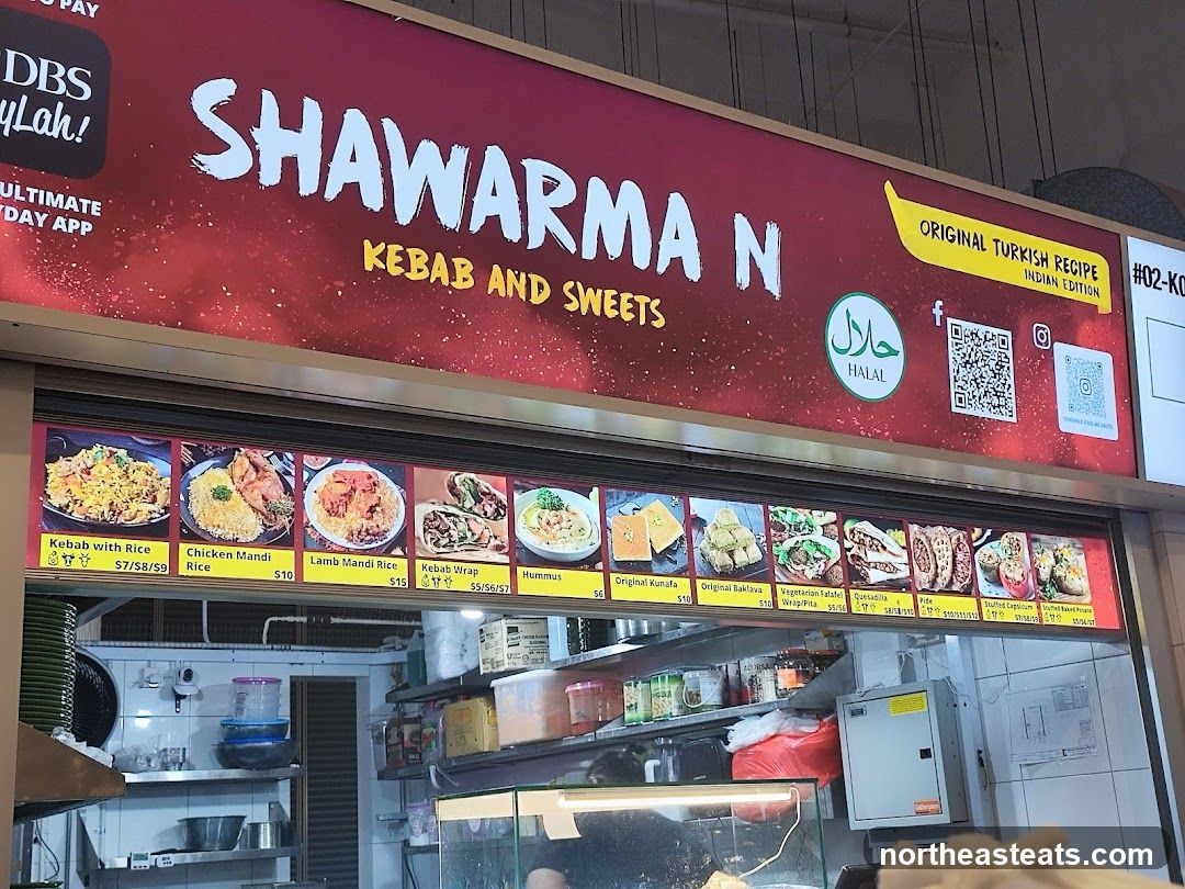Shawarma N Kebab and Sweets Menu