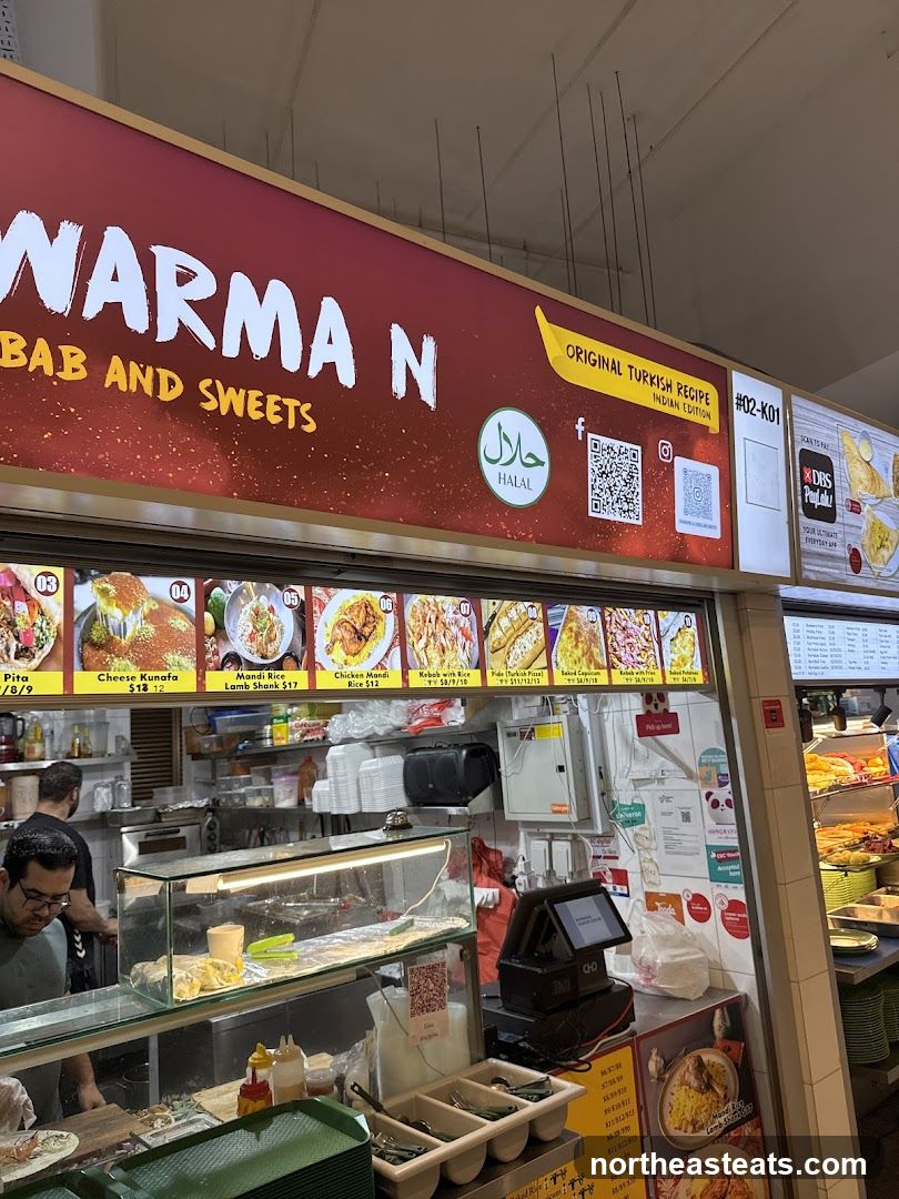 Kebab and Sweets Stall