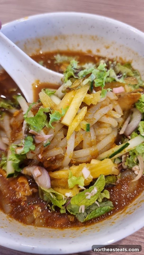 Close-up of Laksa