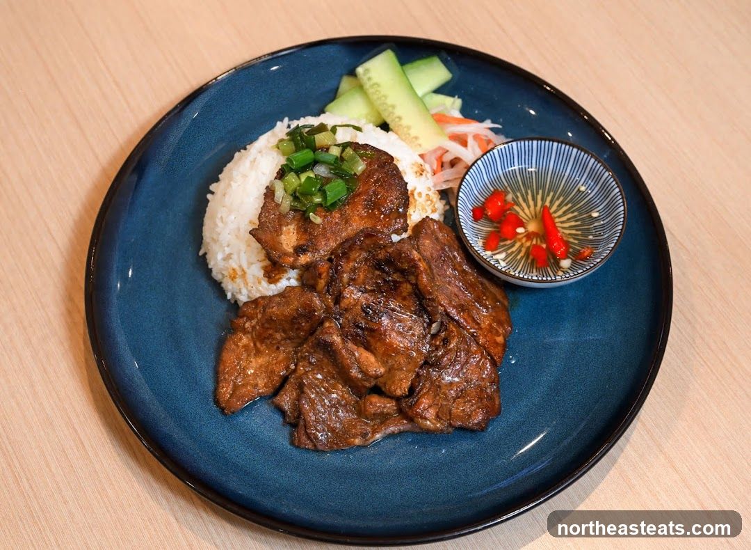 Grilled Pork with Rice