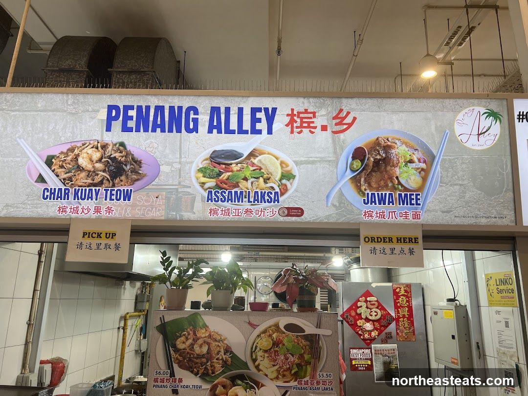 Penang Alley Menu
