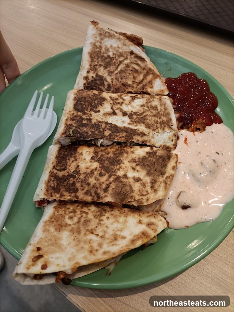 Quesadilla with Sauces