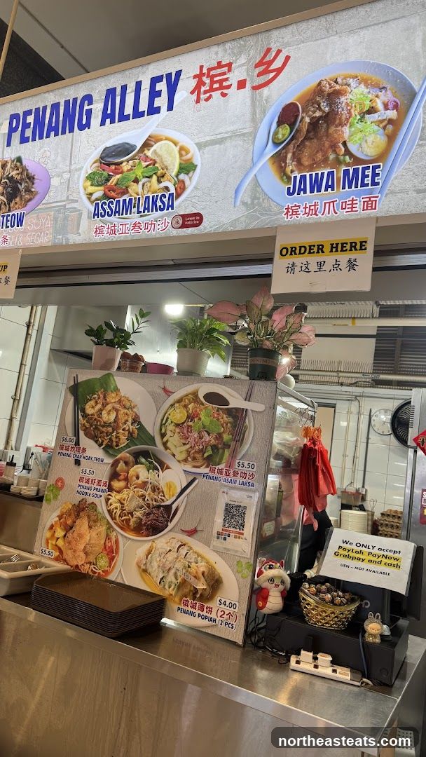 Penang Alley Menu