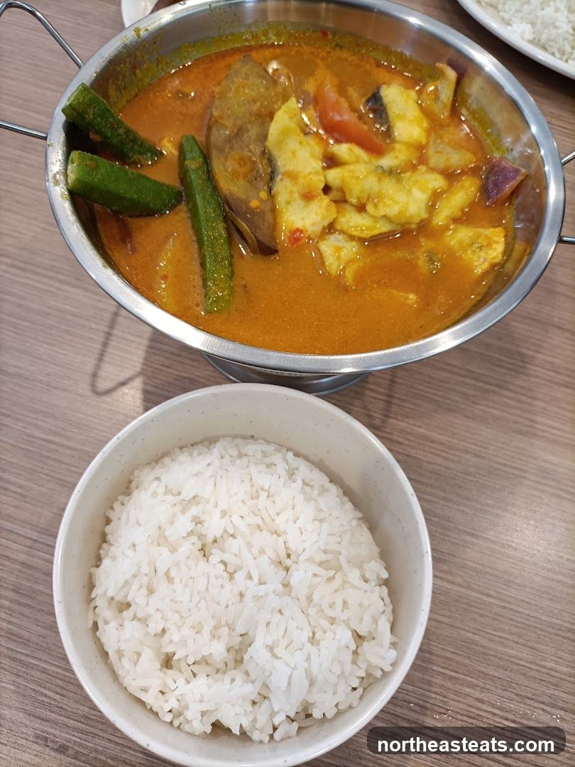 Fish Curry with Rice