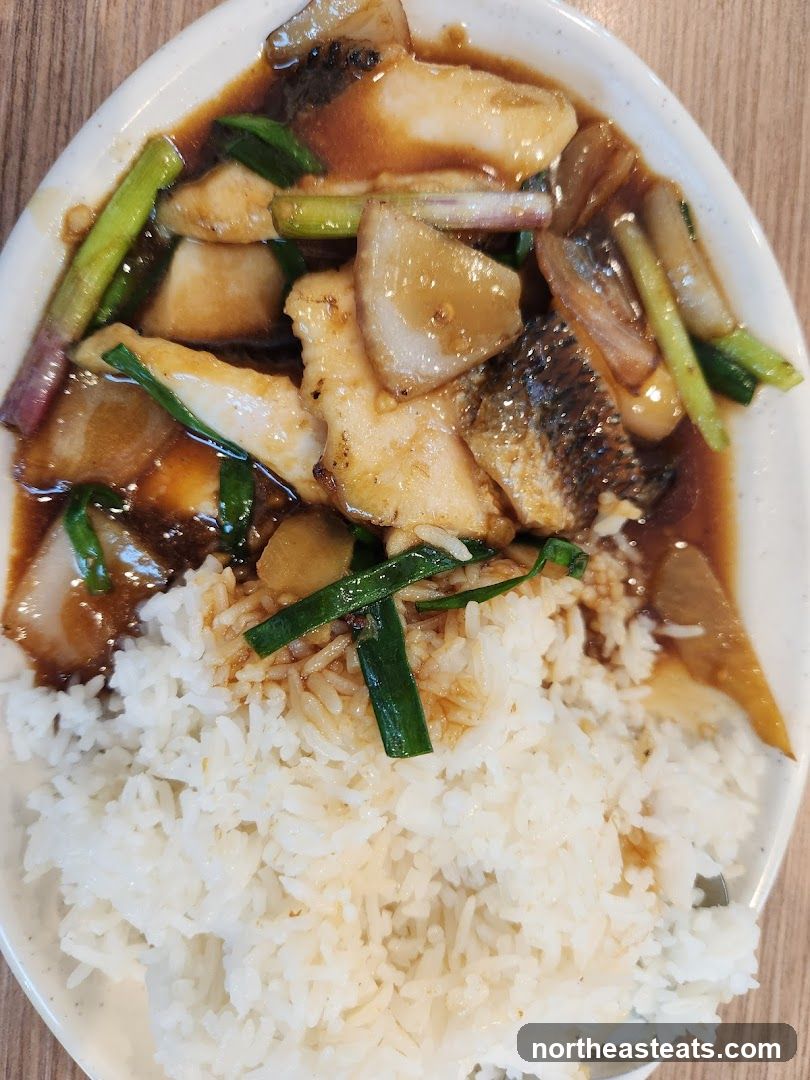 Steamed Fish with Rice