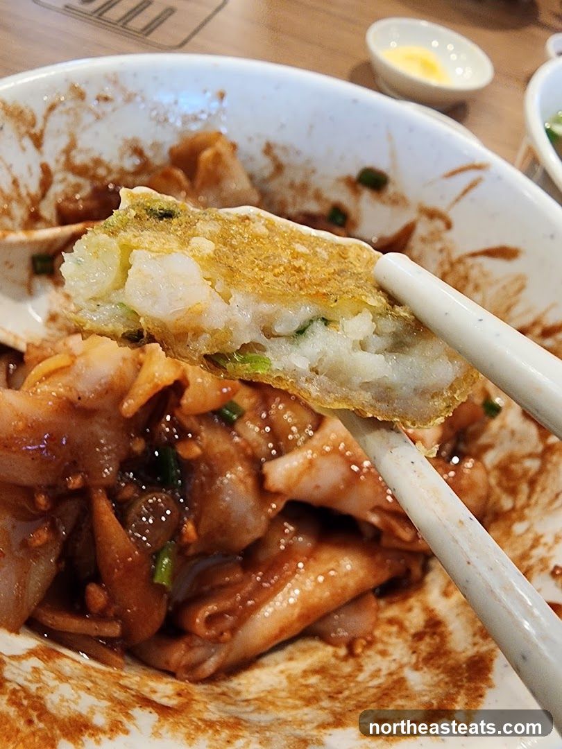 Fried Turnip Cake with Noodles
