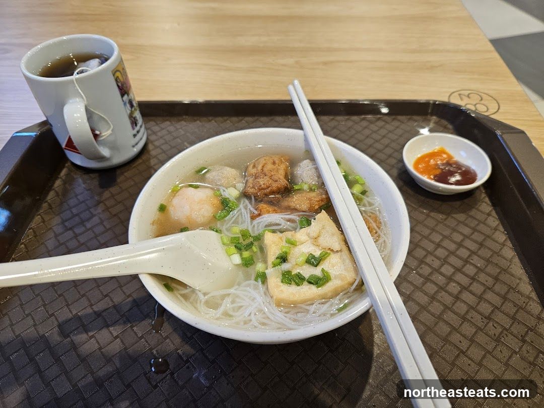 Noodle Soup with Tea