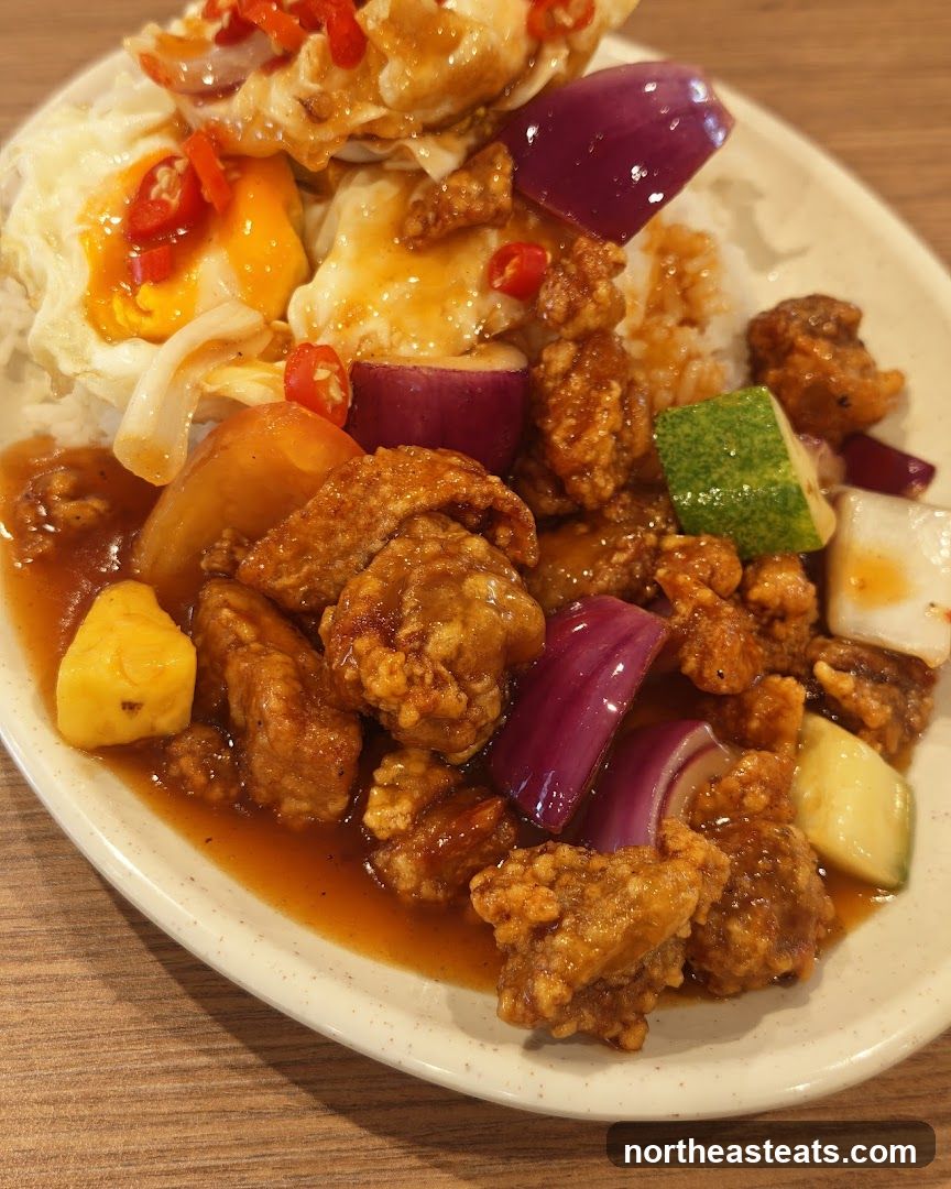 Sweet and Sour Pork with Rice