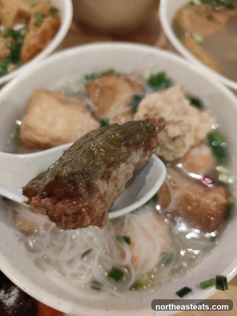 Noodle Soup with Tofu and Meat
