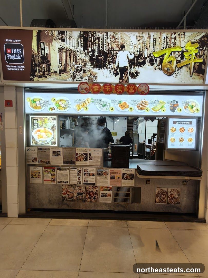 Food Stall with Menu and Payment Options