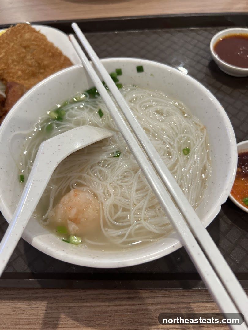 Noodle Soup with Shrimp Ball