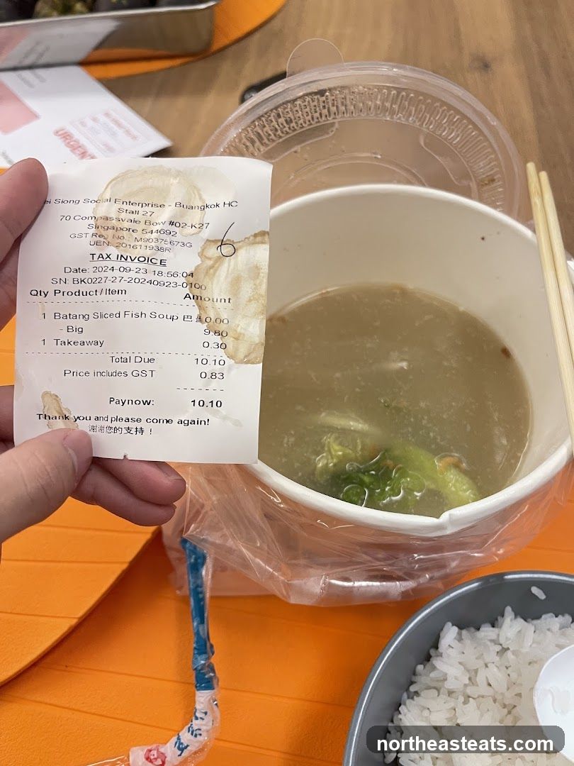Food and Receipt