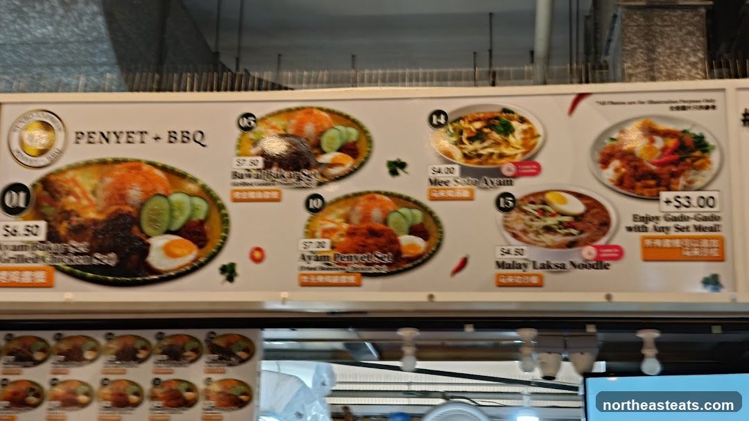PENYET + BBQ Menu