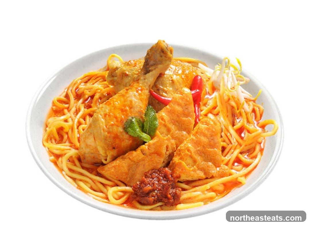 Curry Noodles with Chicken