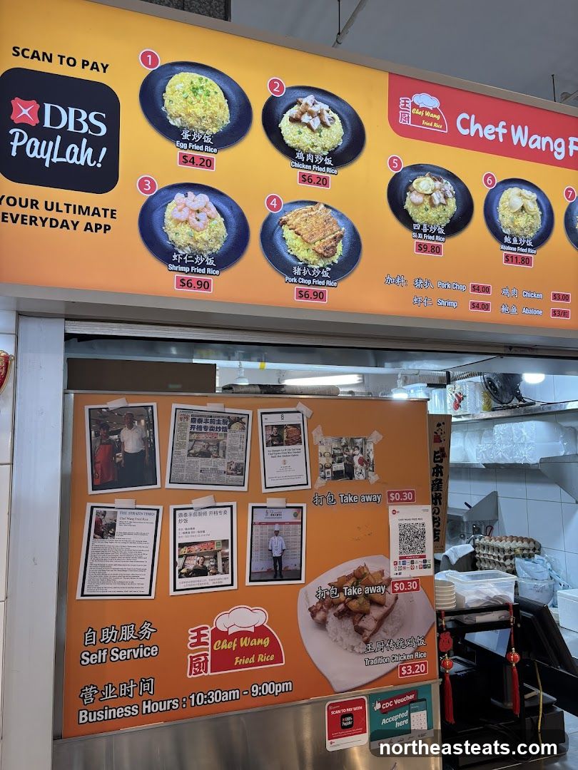 Chef Wang Fried Rice Menu