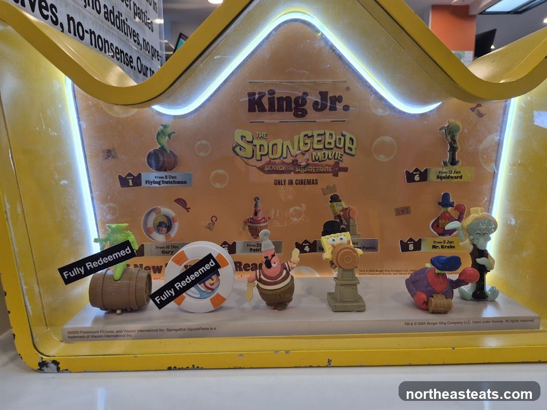 SpongeBob Movie King Jr. Toys Display