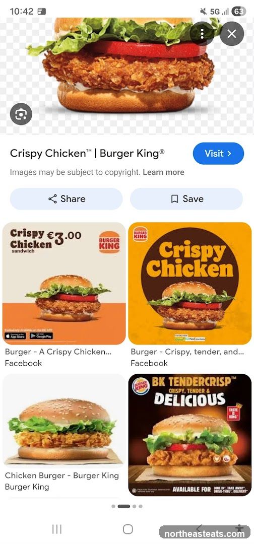 Burger King Crispy Chicken Sandwich