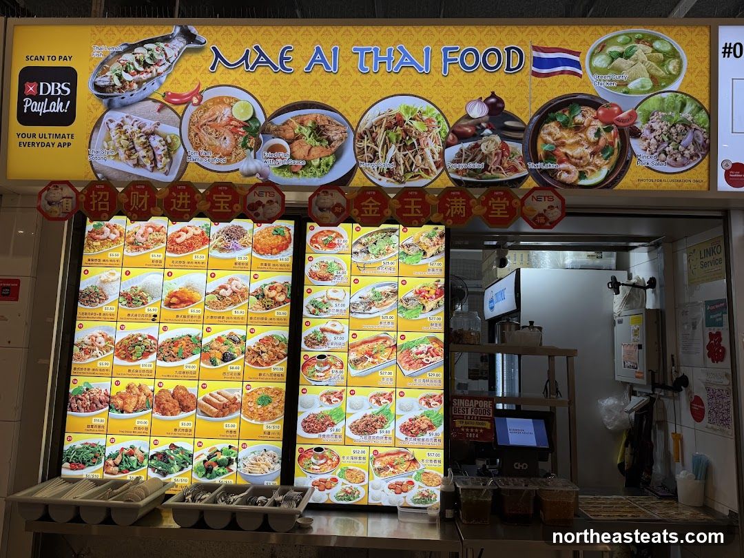 Mae Ai Thai Food Stall Menu