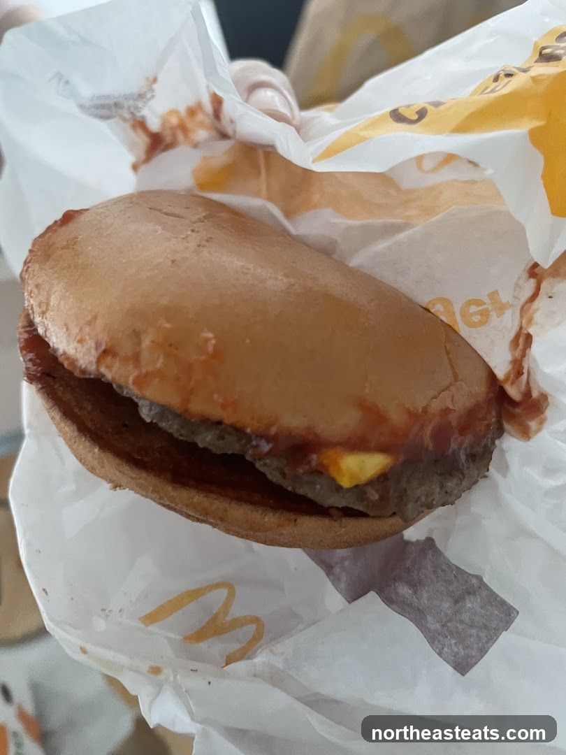 Burger in Packaging