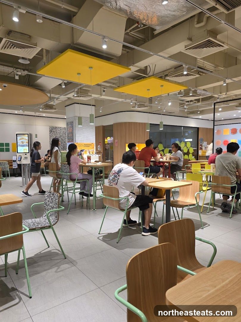 Modern Fast Food Restaurant Interior