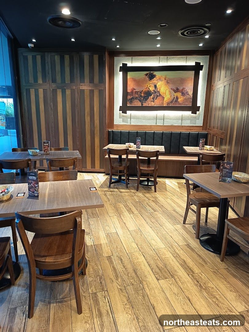 Restaurant Interior with Western Art