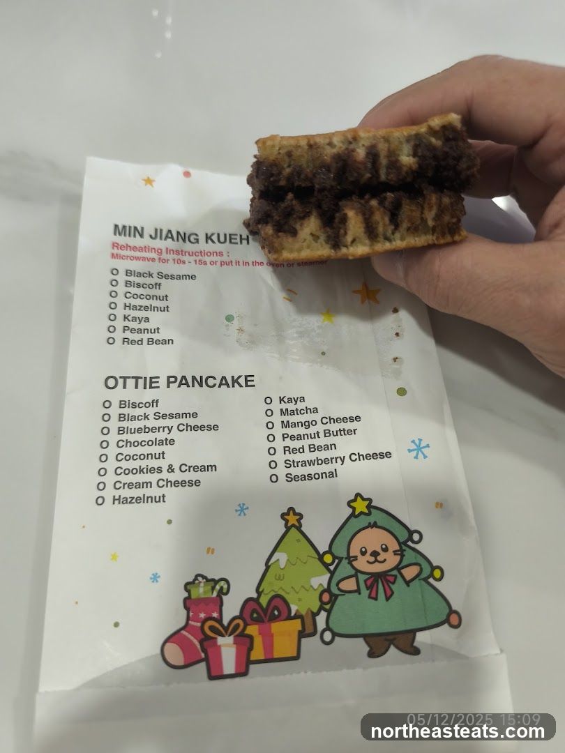 Min Jiang Kueh and Ottie Pancake Menu