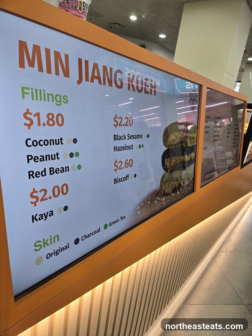 Min Jiang Kueh Menu