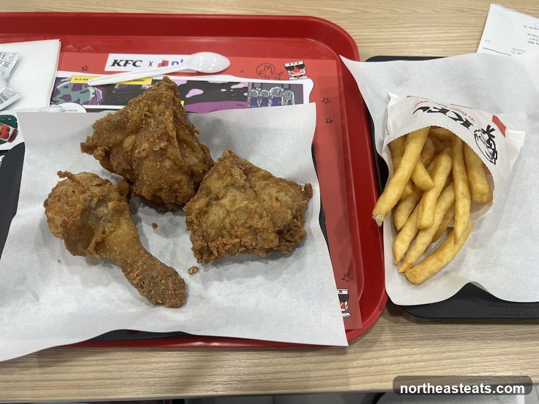 KFC Fried Chicken and Fries
