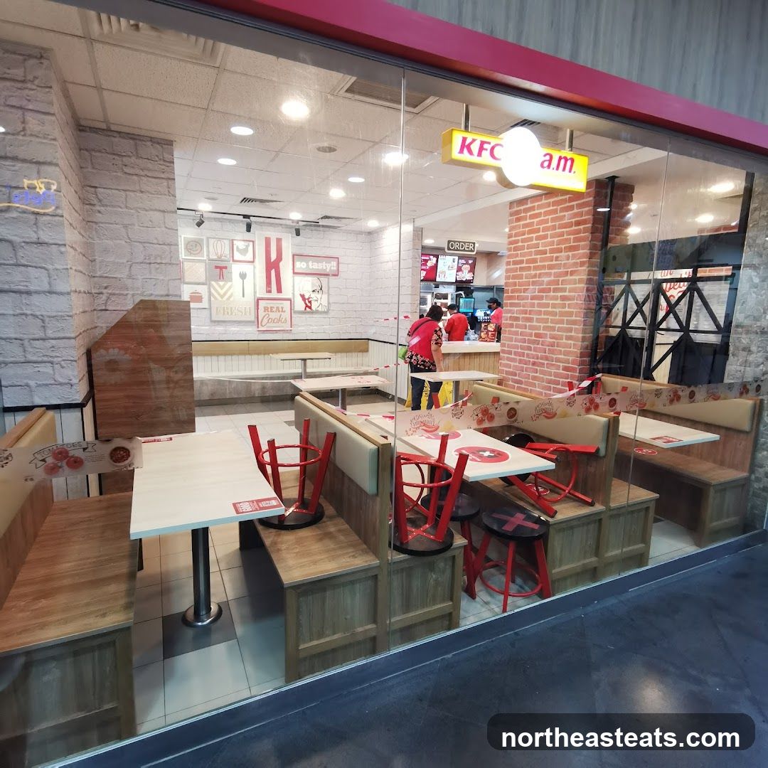 KFC Restaurant Interior