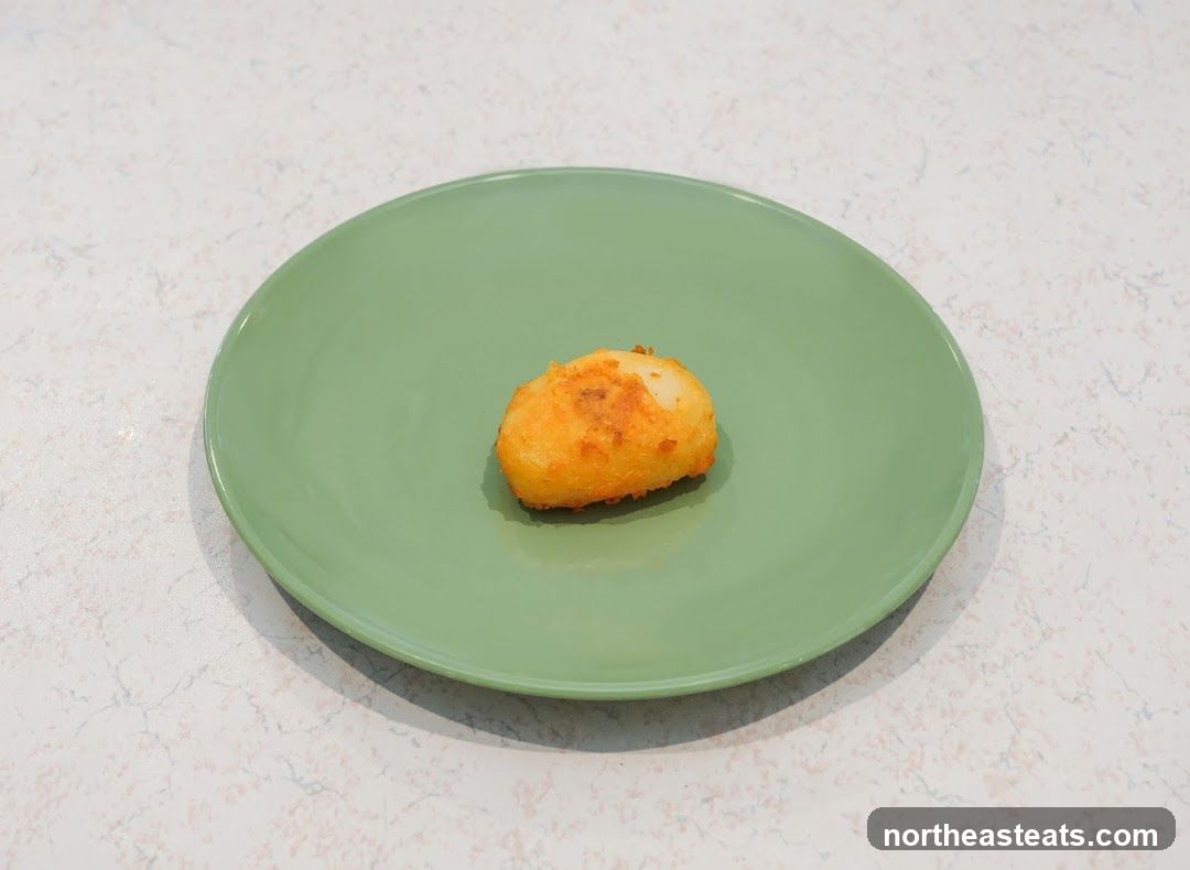 Single Croquette on Plate