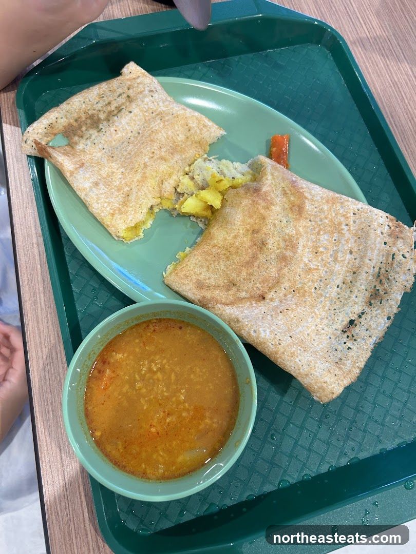 Dosa with Curry