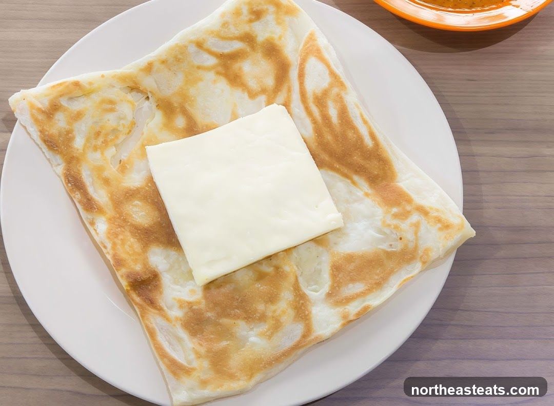 Roti Prata with Cheese