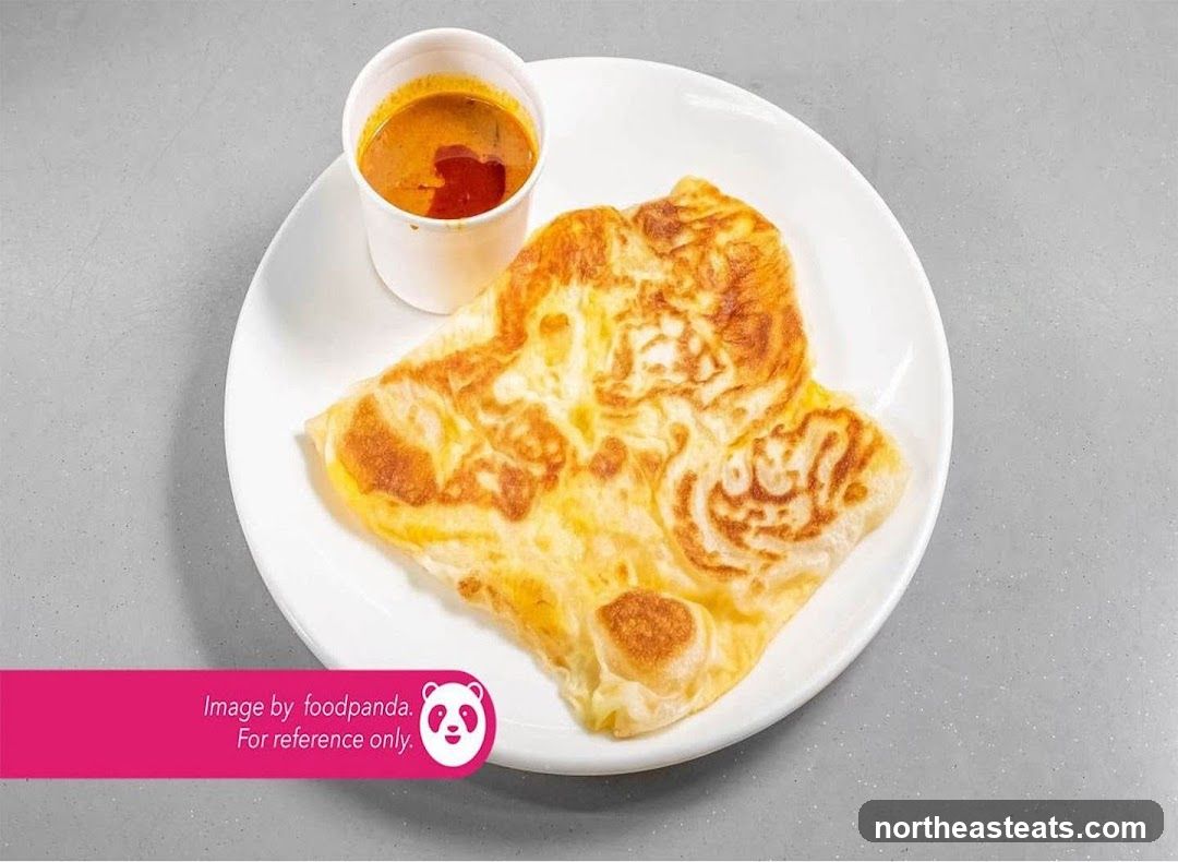 Roti Canai with Curry