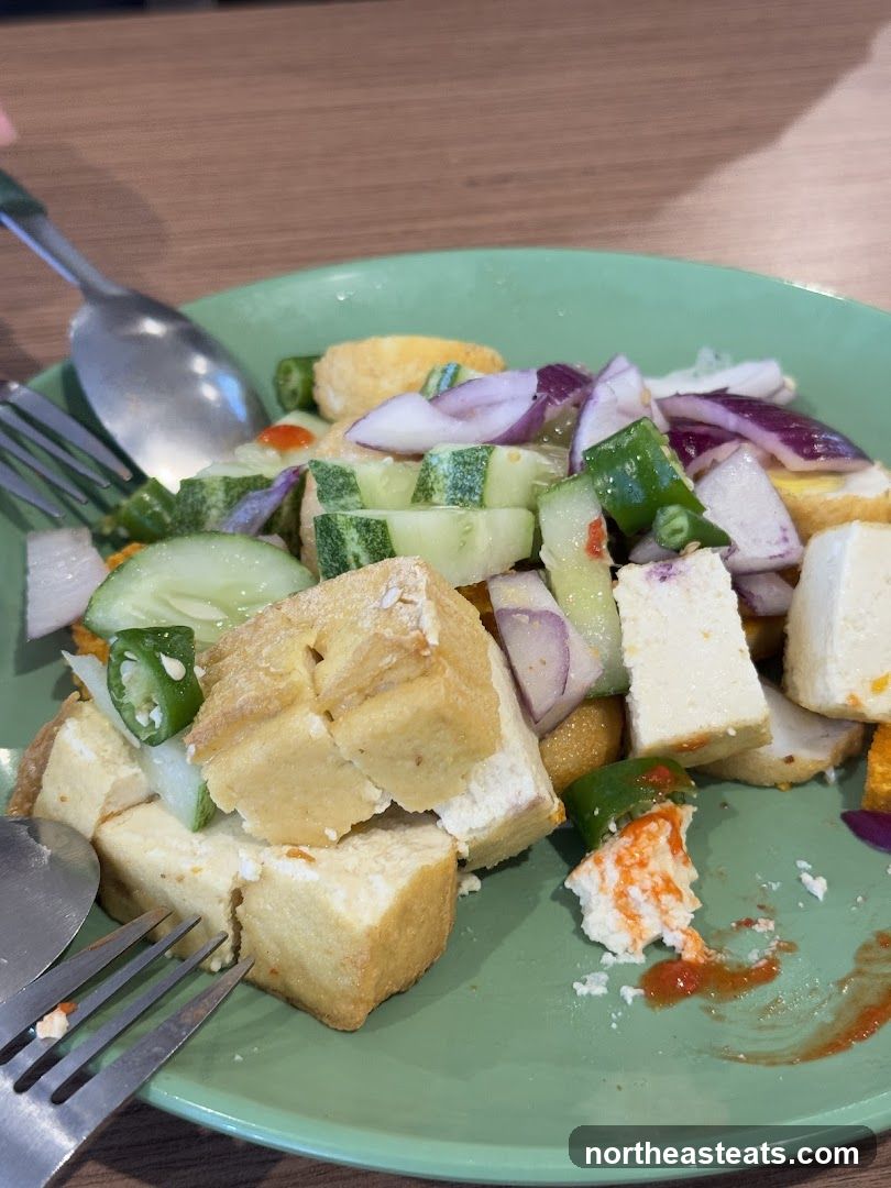 Tofu and Vegetable Salad