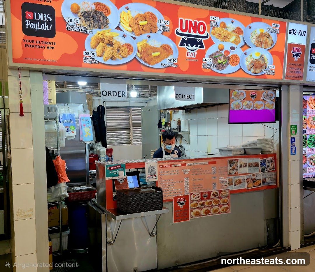 Food Stall Menu and Display