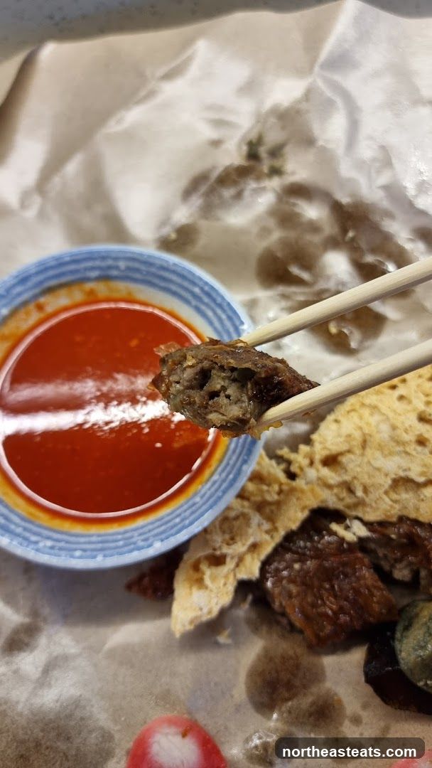 Fried Food with Dipping Sauce